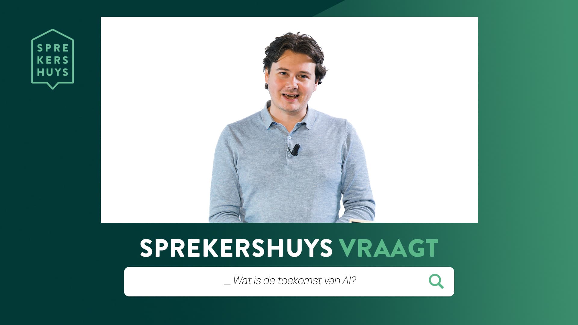 Remy Gieling spreker AI groene achtergrond