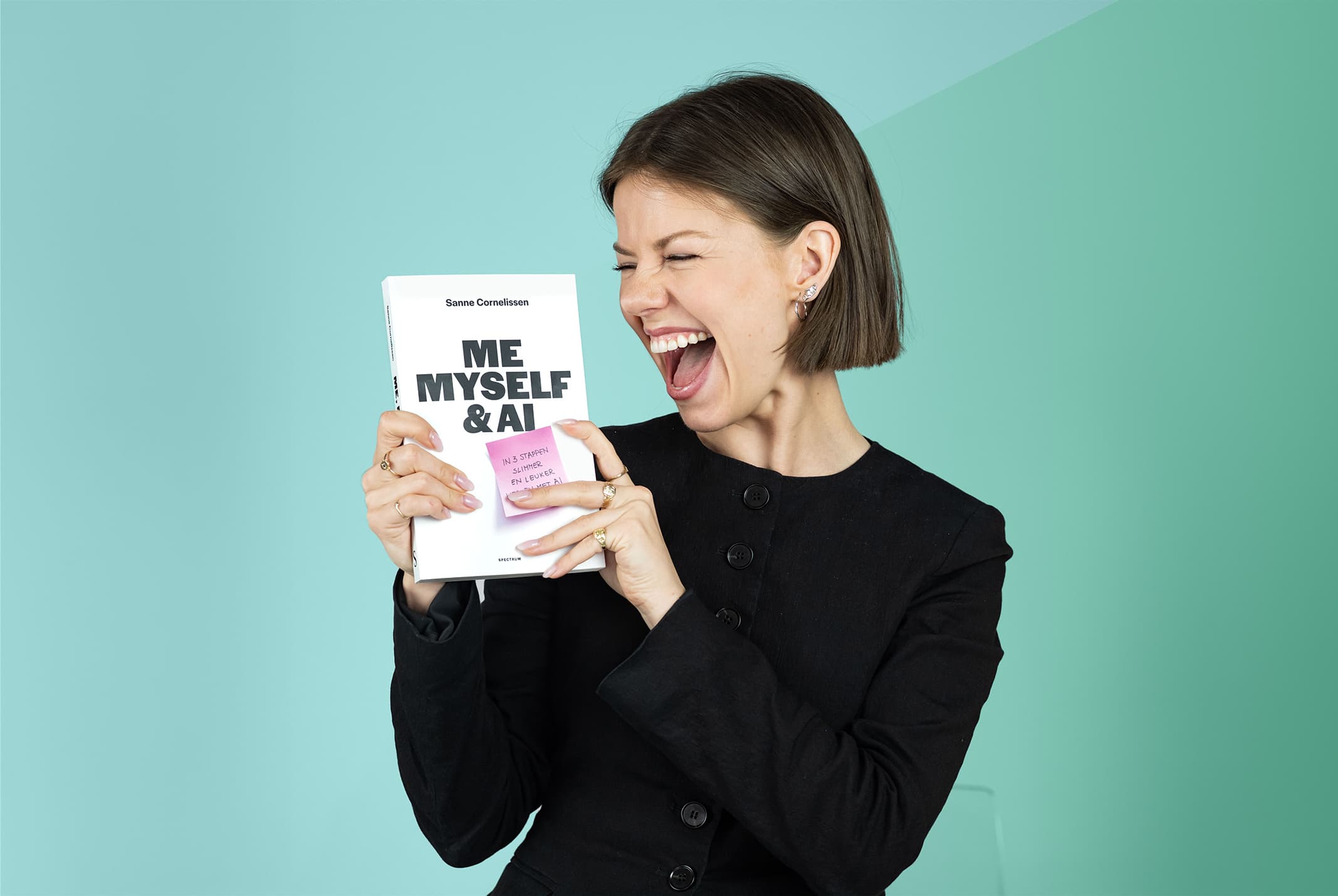 Spreker Sanne Cornelissen over haar boek 'Me, myself & AI'