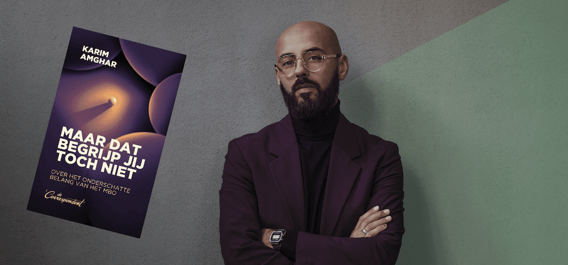 Karim Amghar schrijft een nieuw boek over het MBO