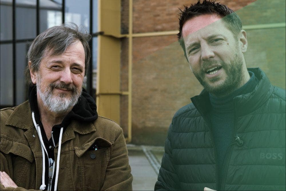 Screenshot uit een video met Rik Vera en Christian Kromme.