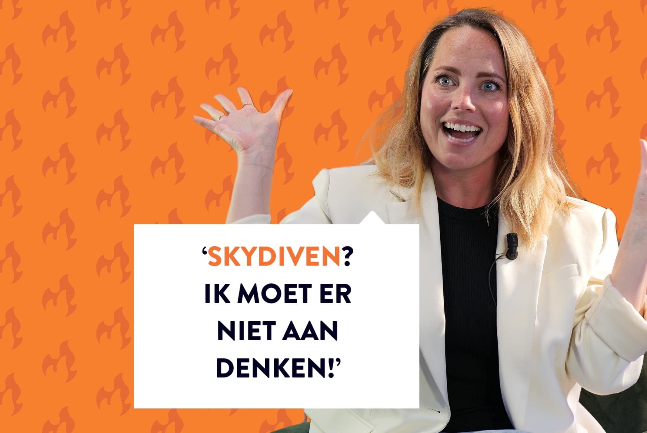 Marije Knevel blij voor het vragenvuur