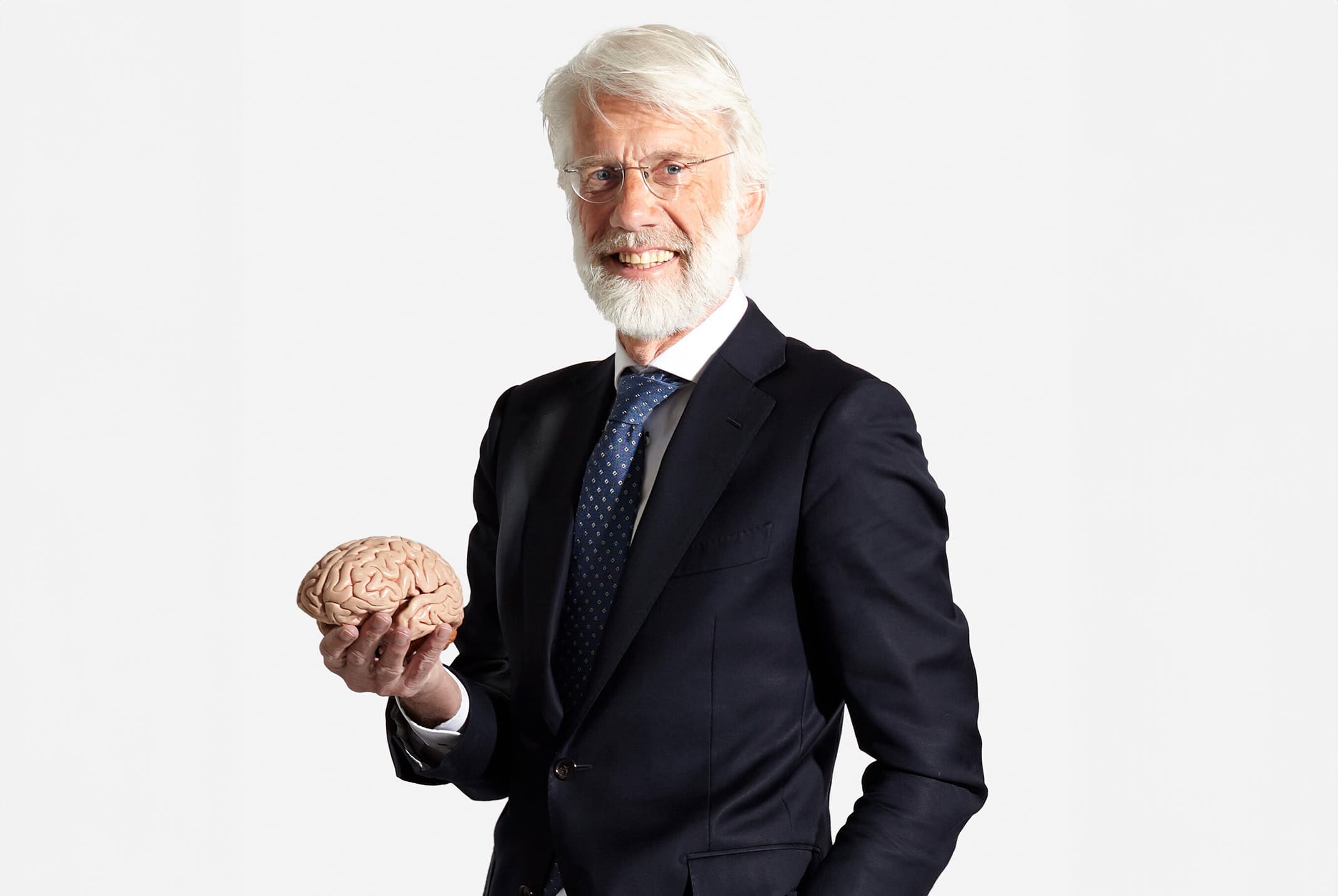 Erik Scherder met brein neuropsycholoog