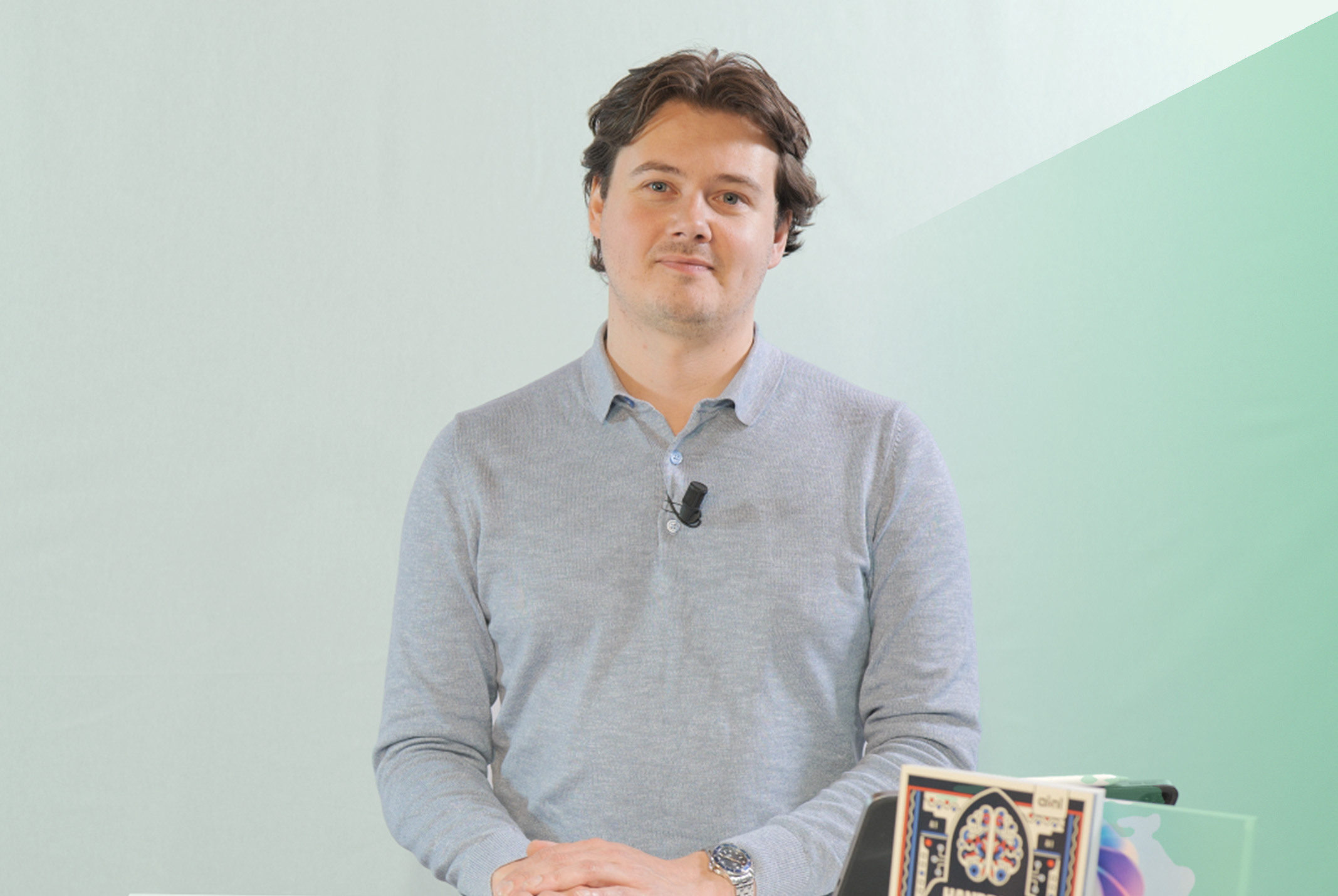 Remy Gieling spreker AI groene achtergrond