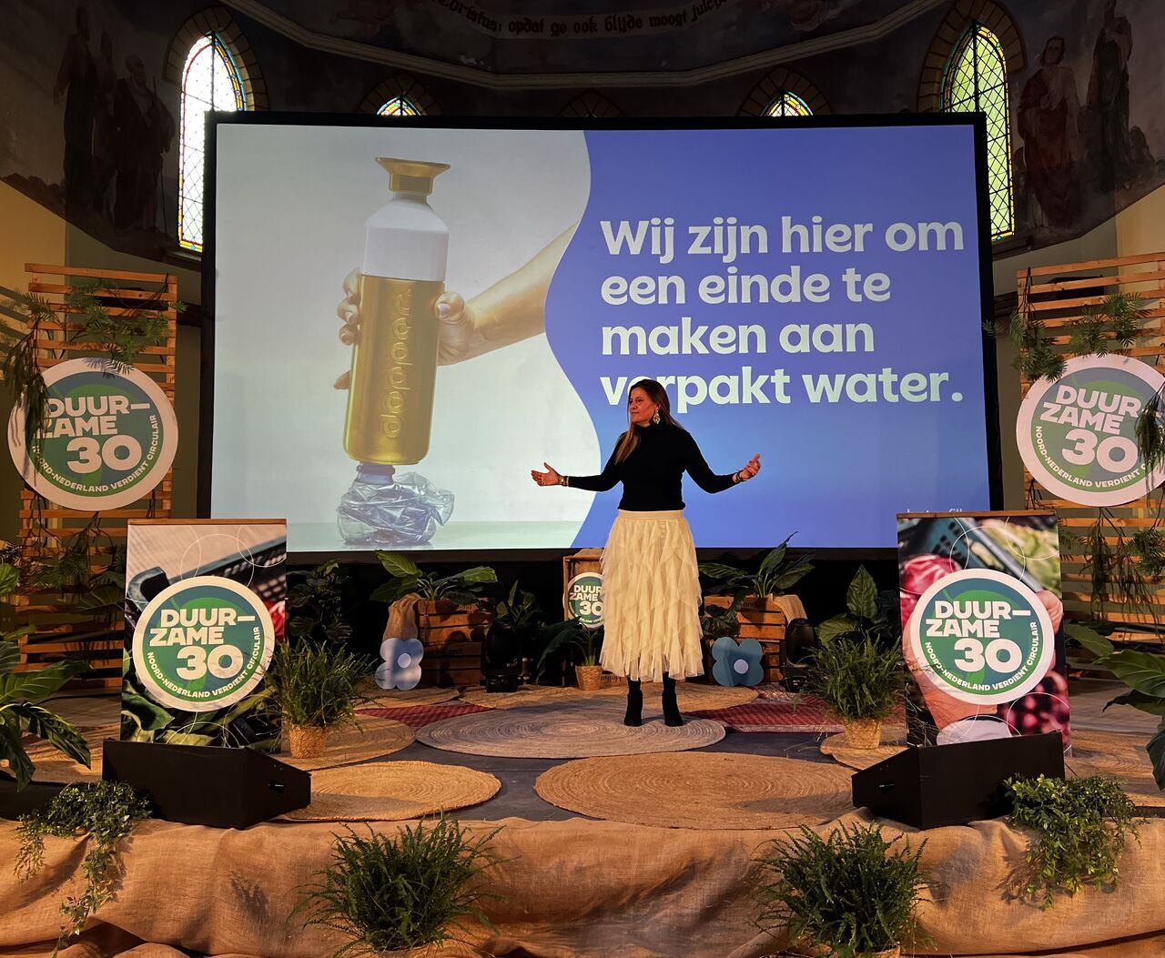 Virginia op een Dopper event