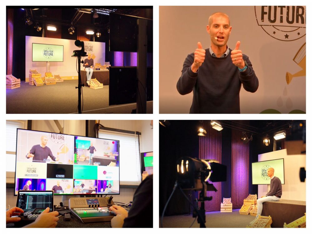 Maarten van der Weijden aan het presenteren