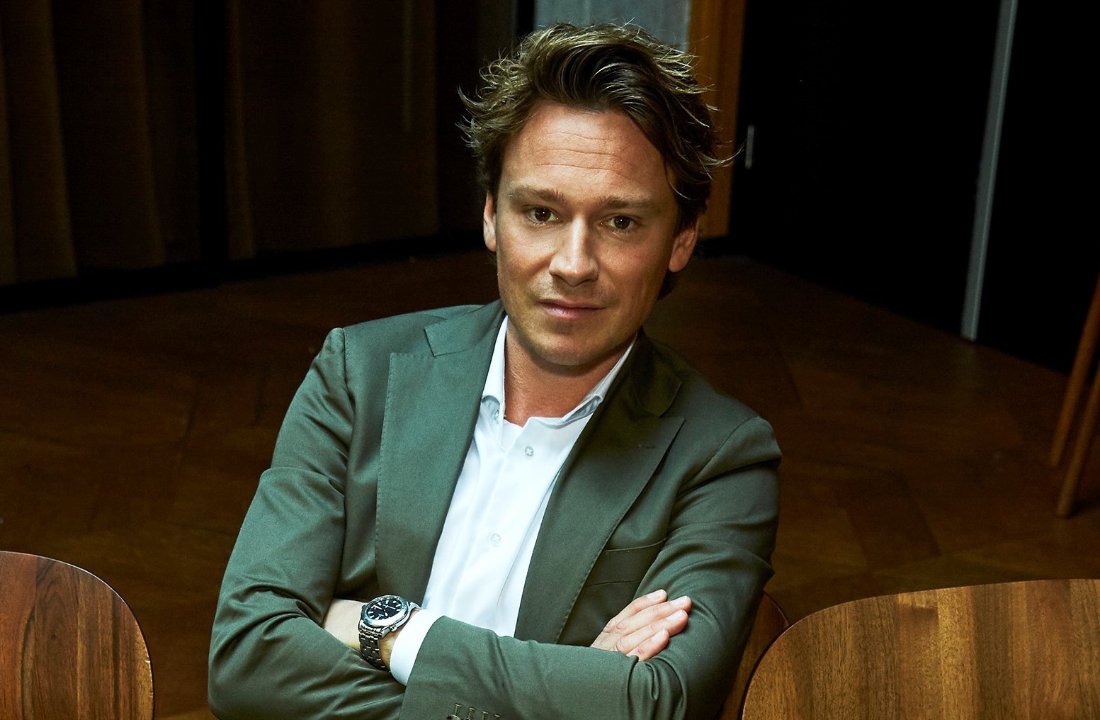 Sander Schimmelpenninck met de arme over elkaar heen