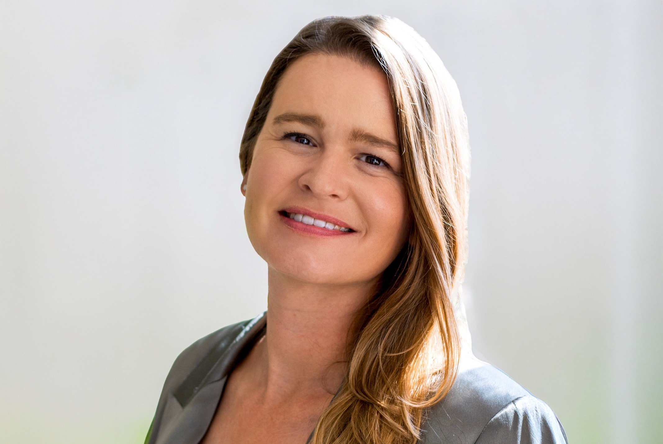 vrouw met bruin haar