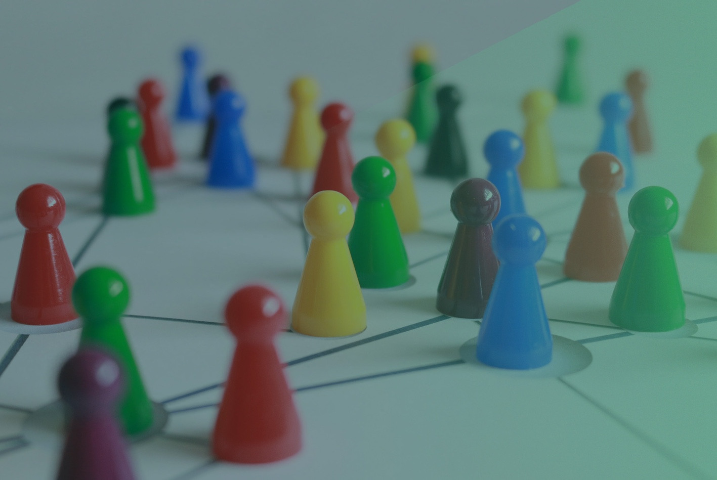 poinnen op een speel bord