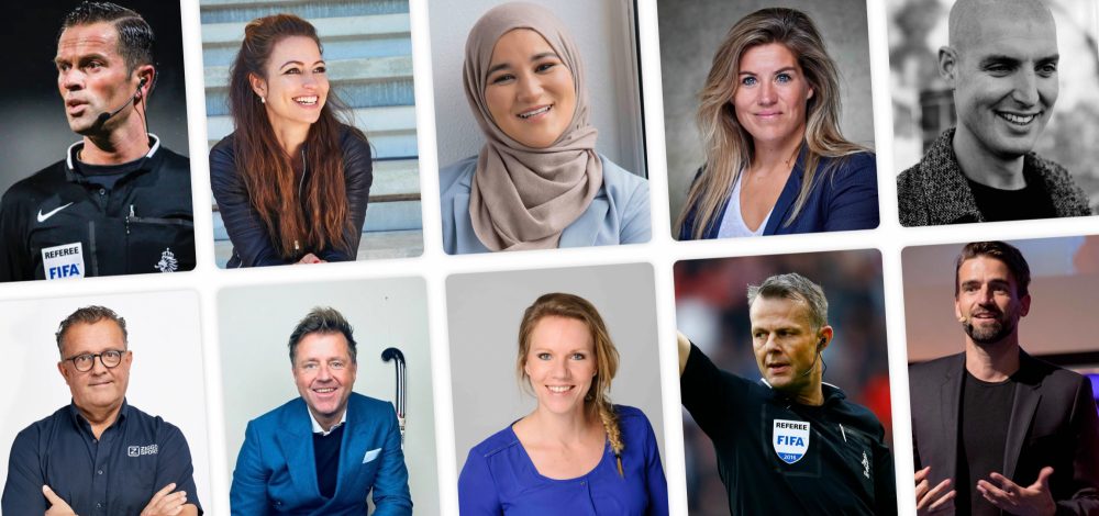 top tien sport sprekers in collage