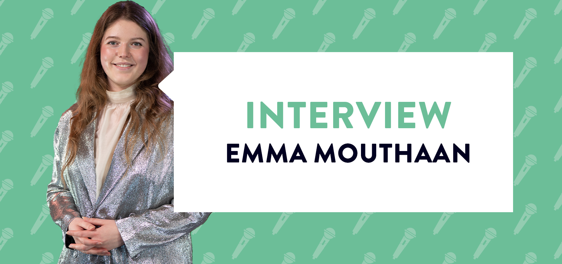 emma Mouthaan groene achtergrond