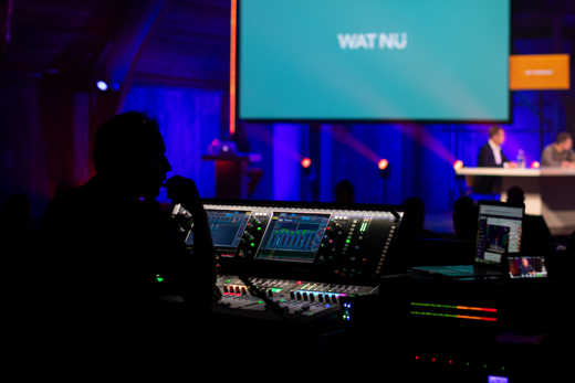 Copraloods Congres Plenair Spreker Tafelgesprek Anderhalve Meter Afstand Livestream Techniek WATNU 3